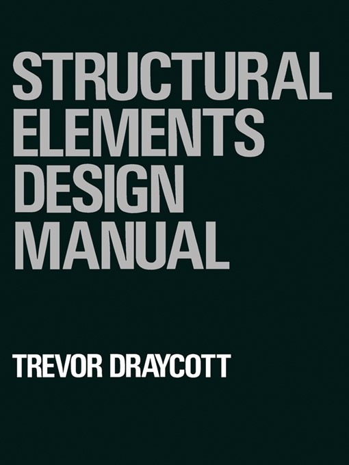 Cover of Structural Elements Design Manual